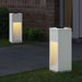 Zonne LED Padverlichting 2 st Warmwit 18 x 18 x 50 cm