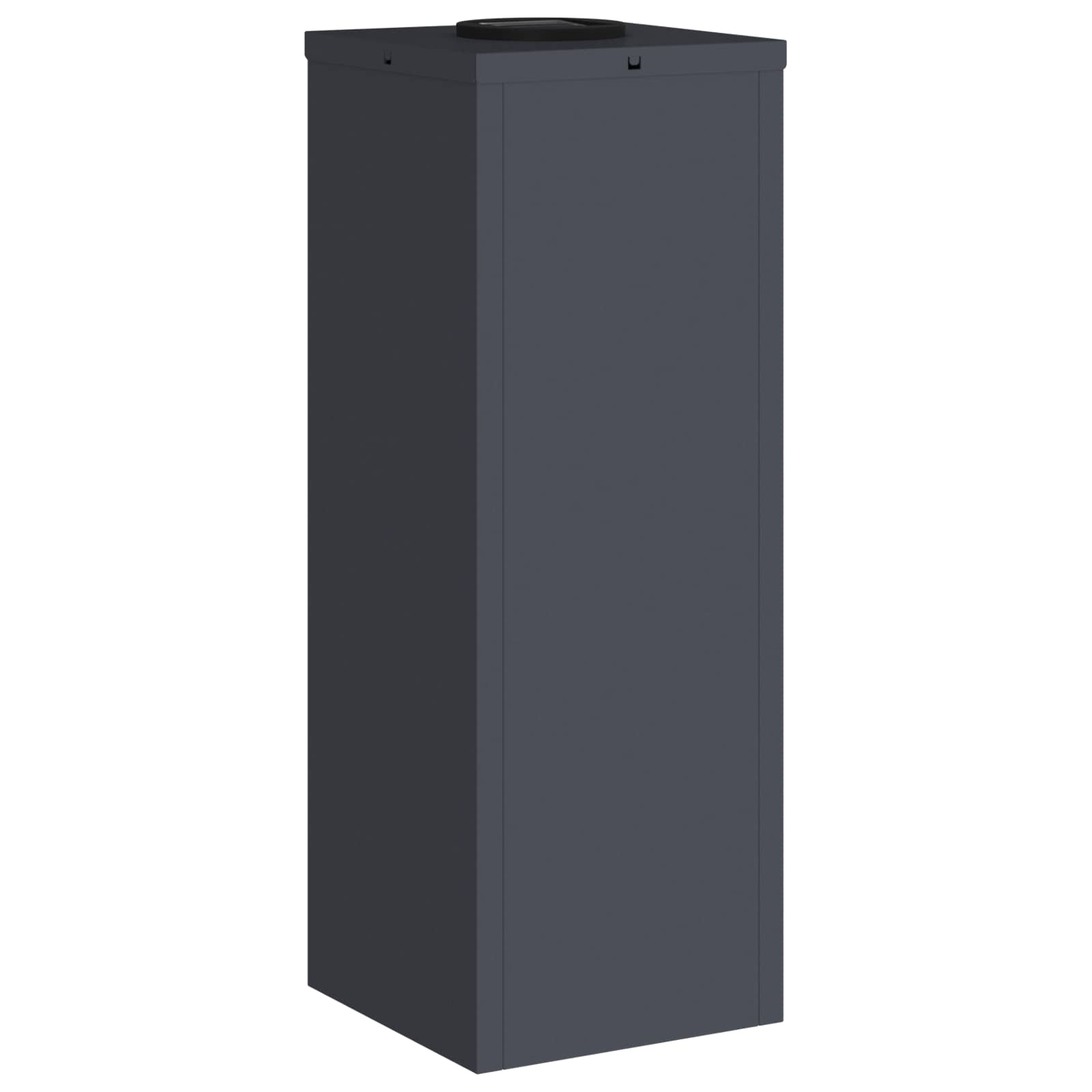 Zonne LED Padverlichting 2 st Warmwit 18 x 18 x 50 cm