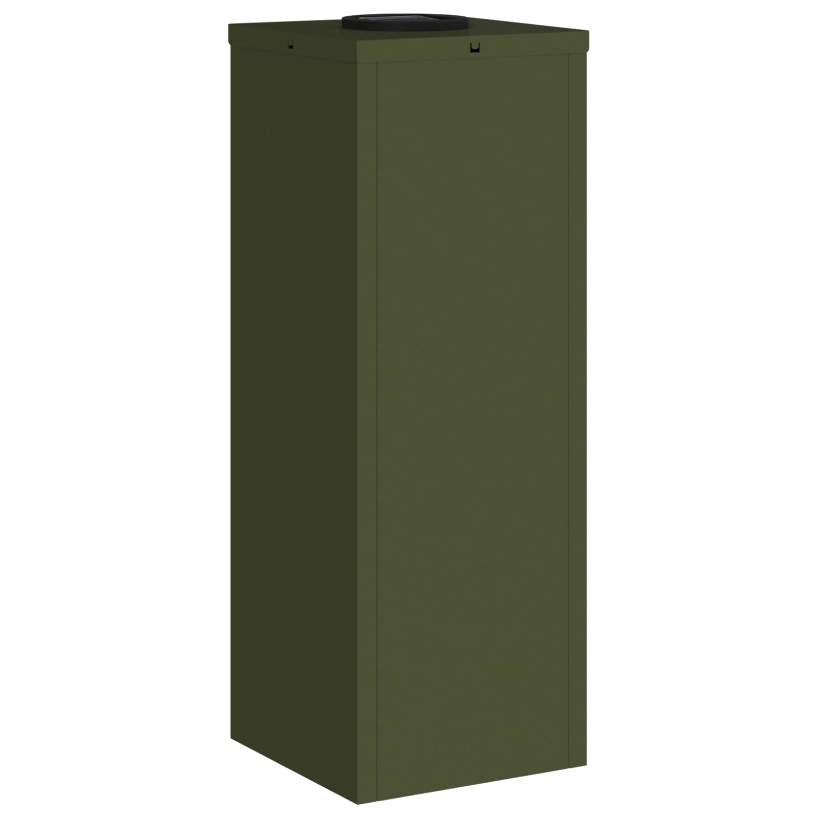 Zonne LED Padverlichting 2 st Warmwit 18 x 18 x 50 cm
