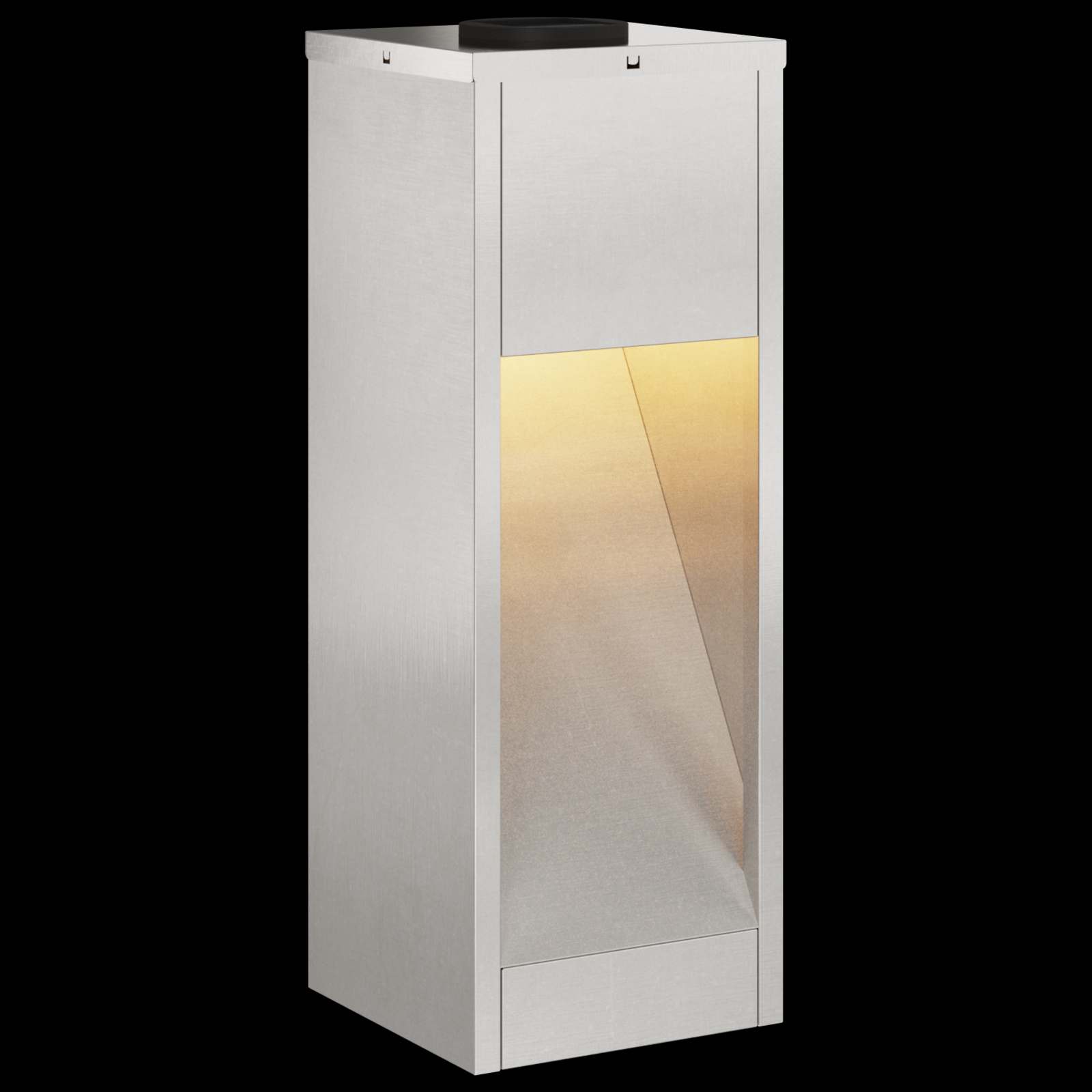 Zonne LED Padverlichting 2 st Warmwit 18 x 18 x 50 cm
