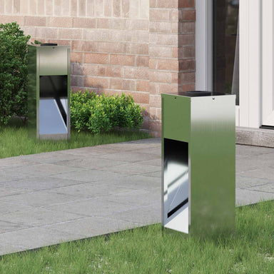 Zonne LED Padverlichting 2 st Warmwit 18 x 18 x 50 cm