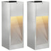 Zonne LED Padverlichting 2 st Warmwit 18 x 18 x 50 cm