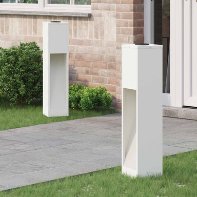 Zonne LED Padverlichting 2 st Warmwit 18 x 18 x 80 cm