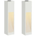 Zonne LED Padverlichting 2 st Warmwit 18 x 18 x 80 cm