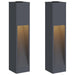 Zonne LED Padverlichting 2 st Warmwit 18 x 18 x 80 cm