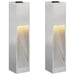 Zonne LED Padverlichting 2 st Warmwit 18 x 18 x 80 cm
