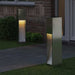 Zonne LED Padverlichting 2 st Warmwit 18 x 18 x 80 cm
