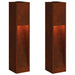 Zonne LED Padverlichting 2 st Warmwit 18 x 18 x 80 cm