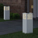 Solar LED Pad Licht 2 st Warmwit 18 x 18 x 50 cm