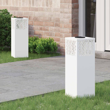 Solar LED Pad Licht 2 st Warmwit 18 x 18 x 50 cm