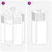 Solar LED Pad Licht 2 st Warmwit 18 x 18 x 50 cm