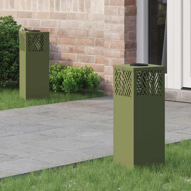 Solar LED Pad Licht 2 st Warmwit 18 x 18 x 50 cm