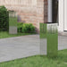Solar LED Pad Licht 2 st Warmwit 18 x 18 x 50 cm Gegalvaniseerd