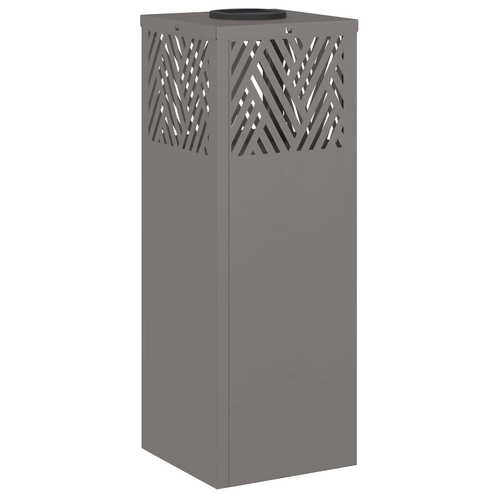 Solar LED Pad Licht 2 st Warmwit 18 x 18 x 50 cm weervast staal