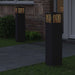 Solar LED Pad Licht 2 st Warmwit 18 x 18 x 80 cm