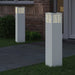Solar LED Pad Licht 2 st Warmwit 18 x 18 x 80 cm