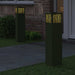 Solar LED Pad Licht 2 st Warmwit 18 x 18 x 80 cm