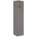 Solar LED Pad Licht 2 st Warmwit 18 x 18 x 80 cm weervast staal