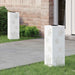 Solar LED Pad Licht 2 st Warmwit 18 x 18 x 50 cm