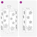 Solar LED Pad Licht 2 st Warmwit 18 x 18 x 50 cm
