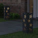 Solar LED Pad Licht 2 st Warmwit 18 x 18 x 50 cm