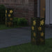 Solar LED Pad Licht 2 st Warmwit 18 x 18 x 50 cm