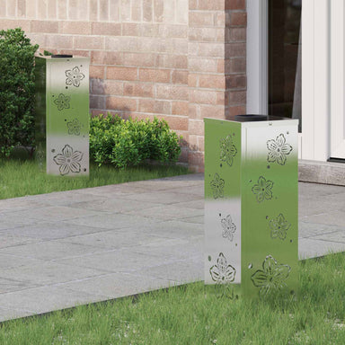 Solar LED Pad Licht 2 st Warmwit 18 x 18 x 50 cm