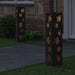 Solar LED Pad Licht 2 st Warmwit 18 x 18 x 80 cm