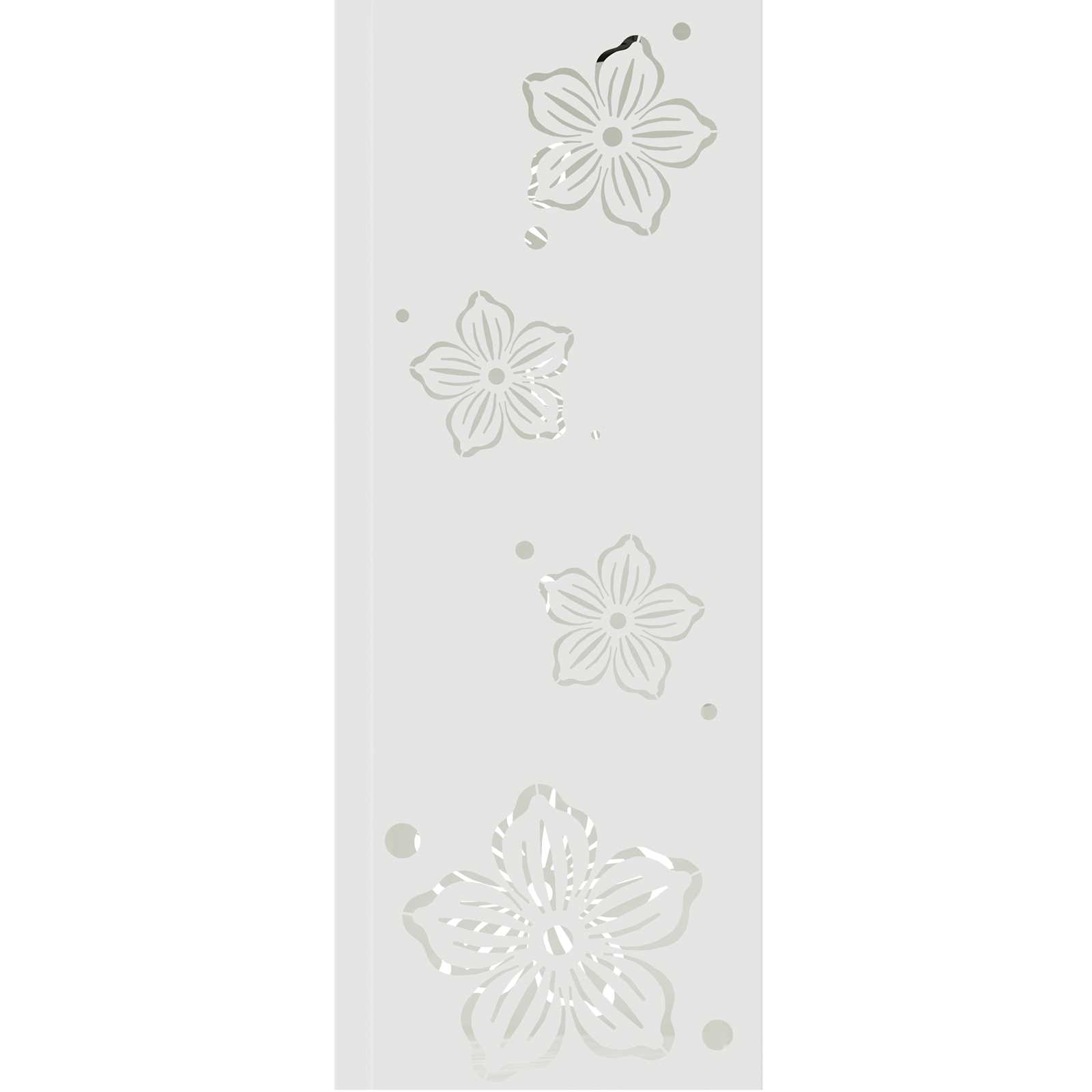 Solar LED Pad Licht 2 st Warmwit 18 x 18 x 80 cm