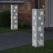 Solar LED Pad Licht 2 st Warmwit 18 x 18 x 80 cm