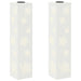 Solar LED Pad Licht 2 st Warmwit 18 x 18 x 80 cm