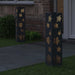 Solar LED Pad Licht 2 st Warmwit 18 x 18 x 80 cm