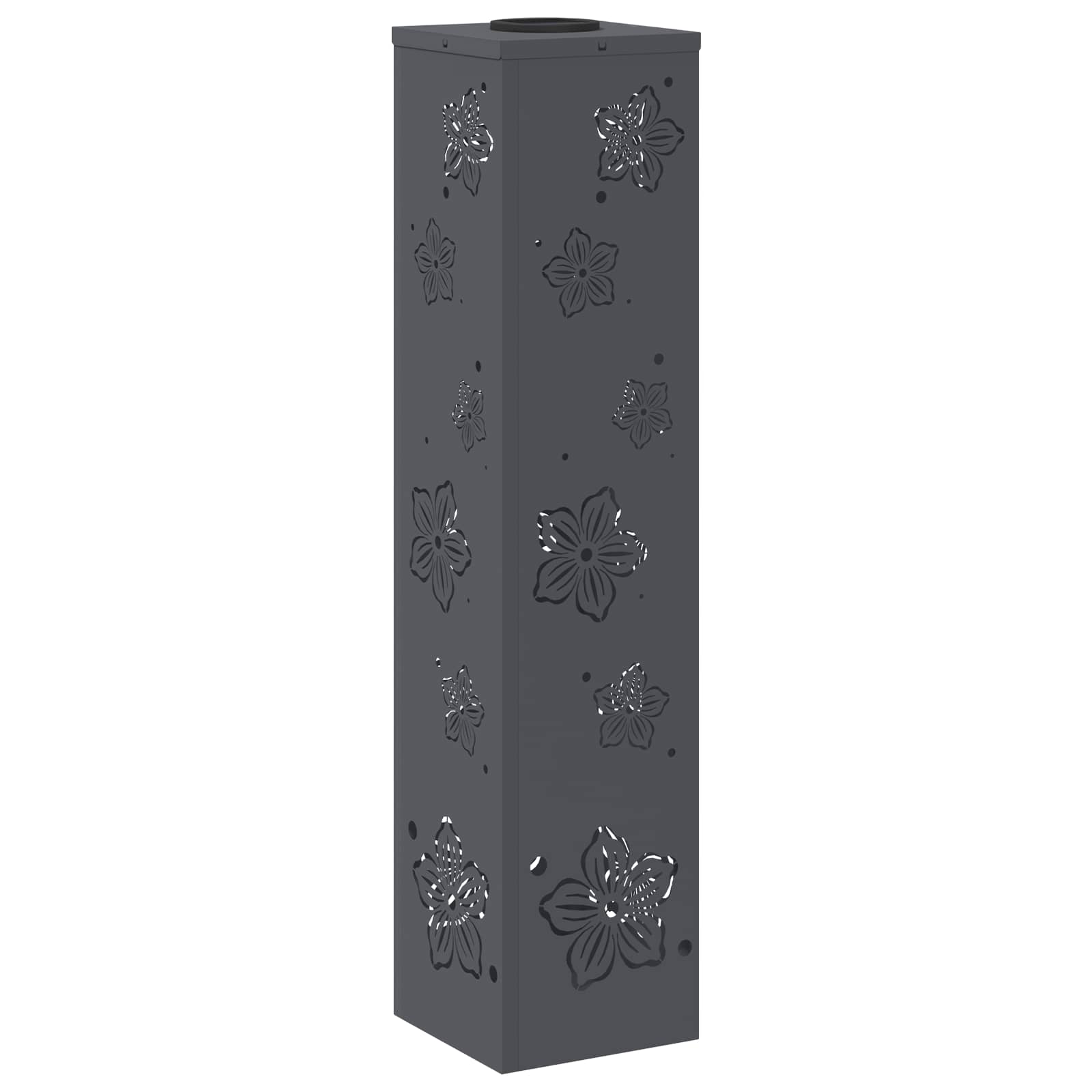 Solar LED Pad Licht 2 st Warmwit 18 x 18 x 80 cm