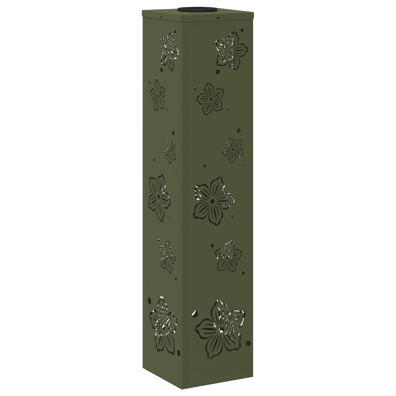 Solar LED Pad Licht 2 st Warmwit 18 x 18 x 80 cm
