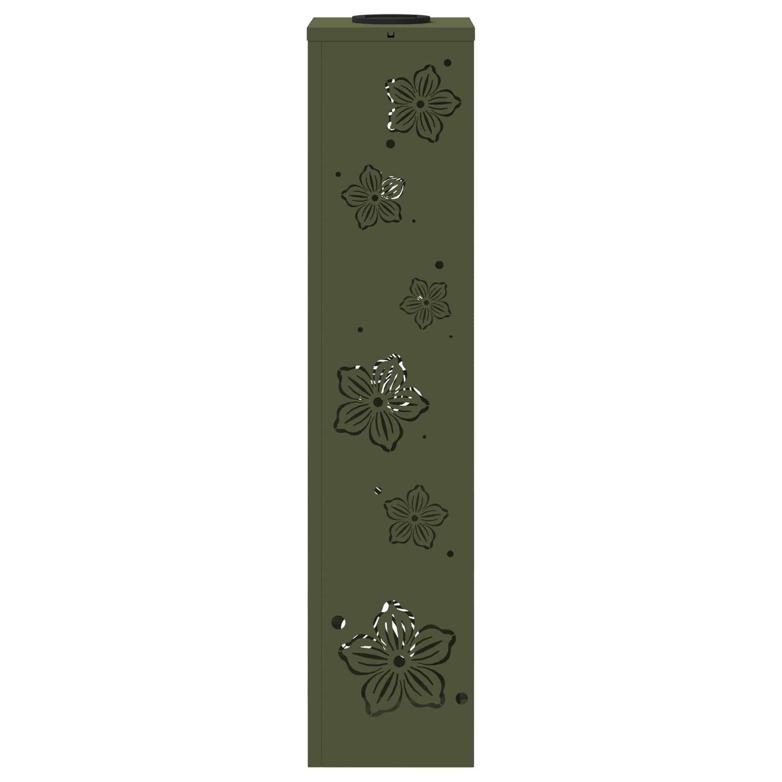 Solar LED Pad Licht 2 st Warmwit 18 x 18 x 80 cm
