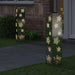 Solar LED Pad Licht 2 st Warmwit 18 x 18 x 80 cm