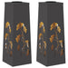 Solar LED Pad Licht 2 st Warmwit 18 x 18 x 50 cm