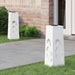Solar LED Pad Licht 2 st Warmwit 18 x 18 x 50 cm
