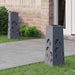 Solar LED Pad Licht 2 st Warmwit 18 x 18 x 50 cm