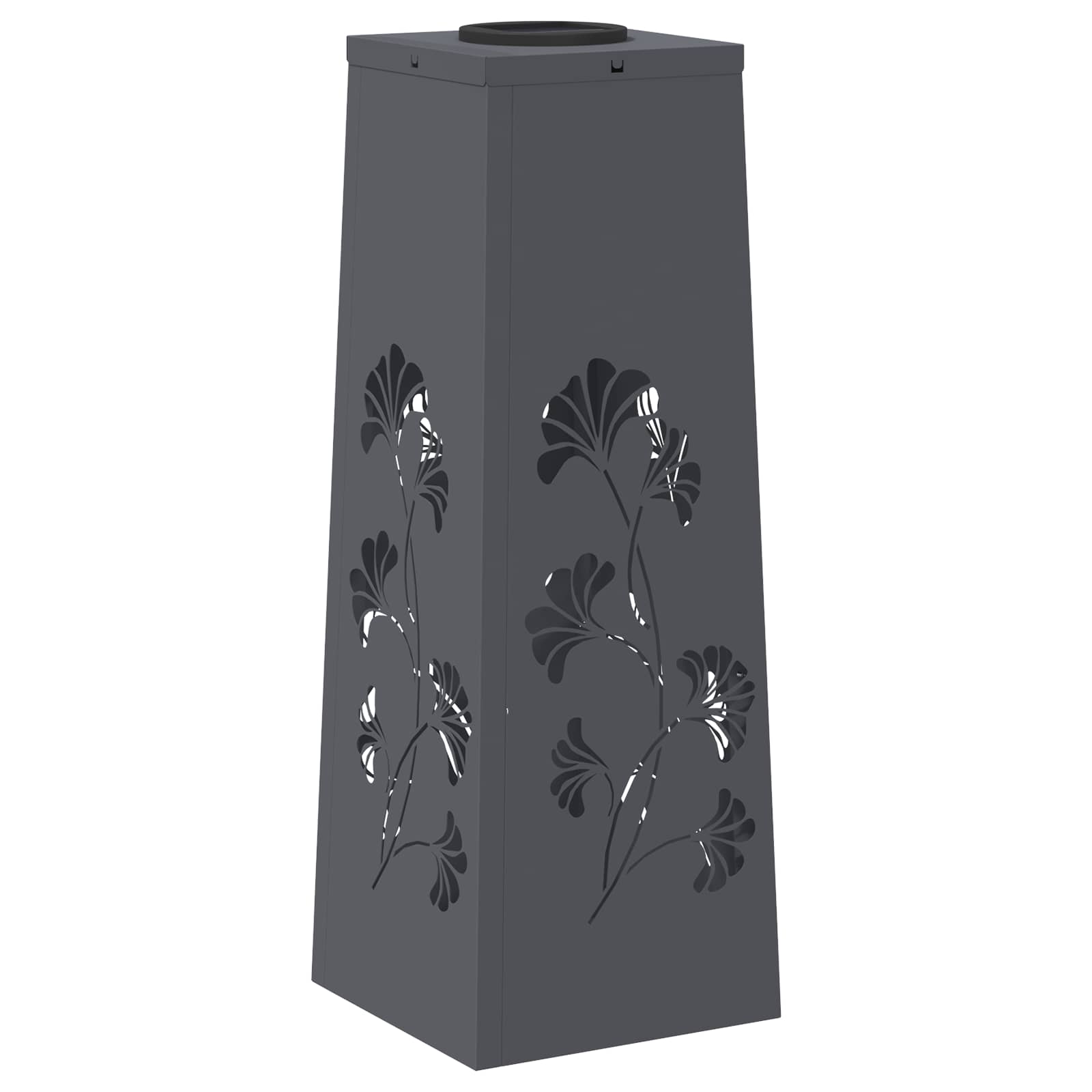 Solar LED Pad Licht 2 st Warmwit 18 x 18 x 50 cm