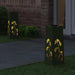 Solar LED Pad Licht 2 st Warmwit 18 x 18 x 50 cm