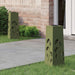 Solar LED Pad Licht 2 st Warmwit 18 x 18 x 50 cm