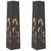 Solar LED Pad Licht 2 st Warmwit 18 x 18 x 80 cm