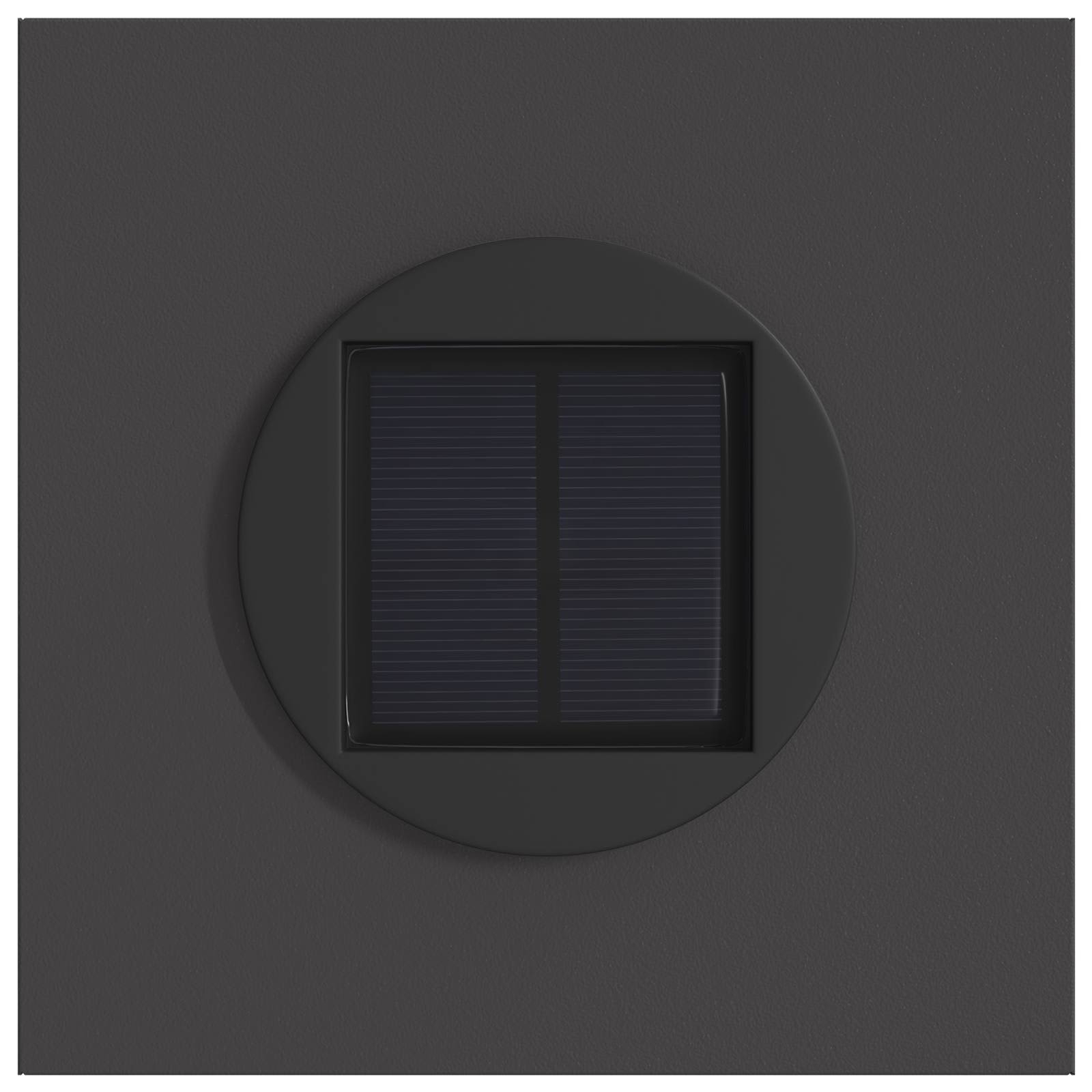 Solar LED Pad Licht 2 st Warmwit 18 x 18 x 80 cm