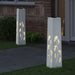Solar LED Pad Licht 2 st Warmwit 18 x 18 x 80 cm