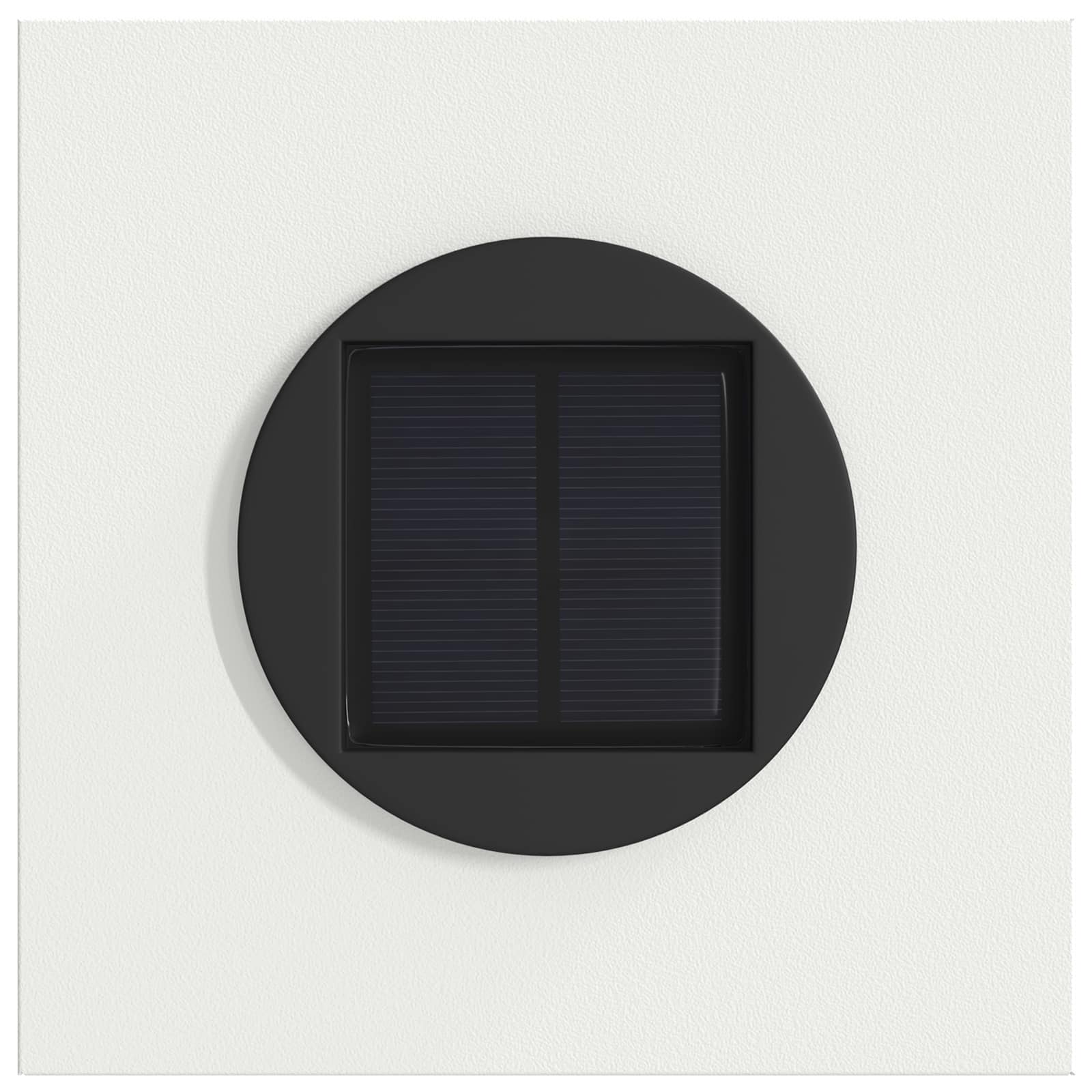 Solar LED Pad Licht 2 st Warmwit 18 x 18 x 80 cm