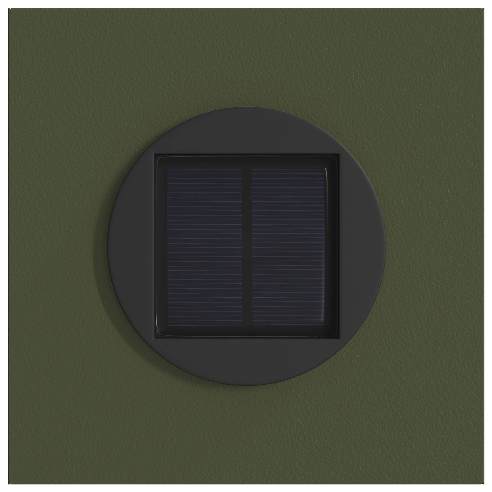 Solar LED Pad Licht 2 st Warmwit 18 x 18 x 80 cm