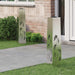 Solar LED Pad Licht 2 st Warmwit 18 x 18 x 80 cm