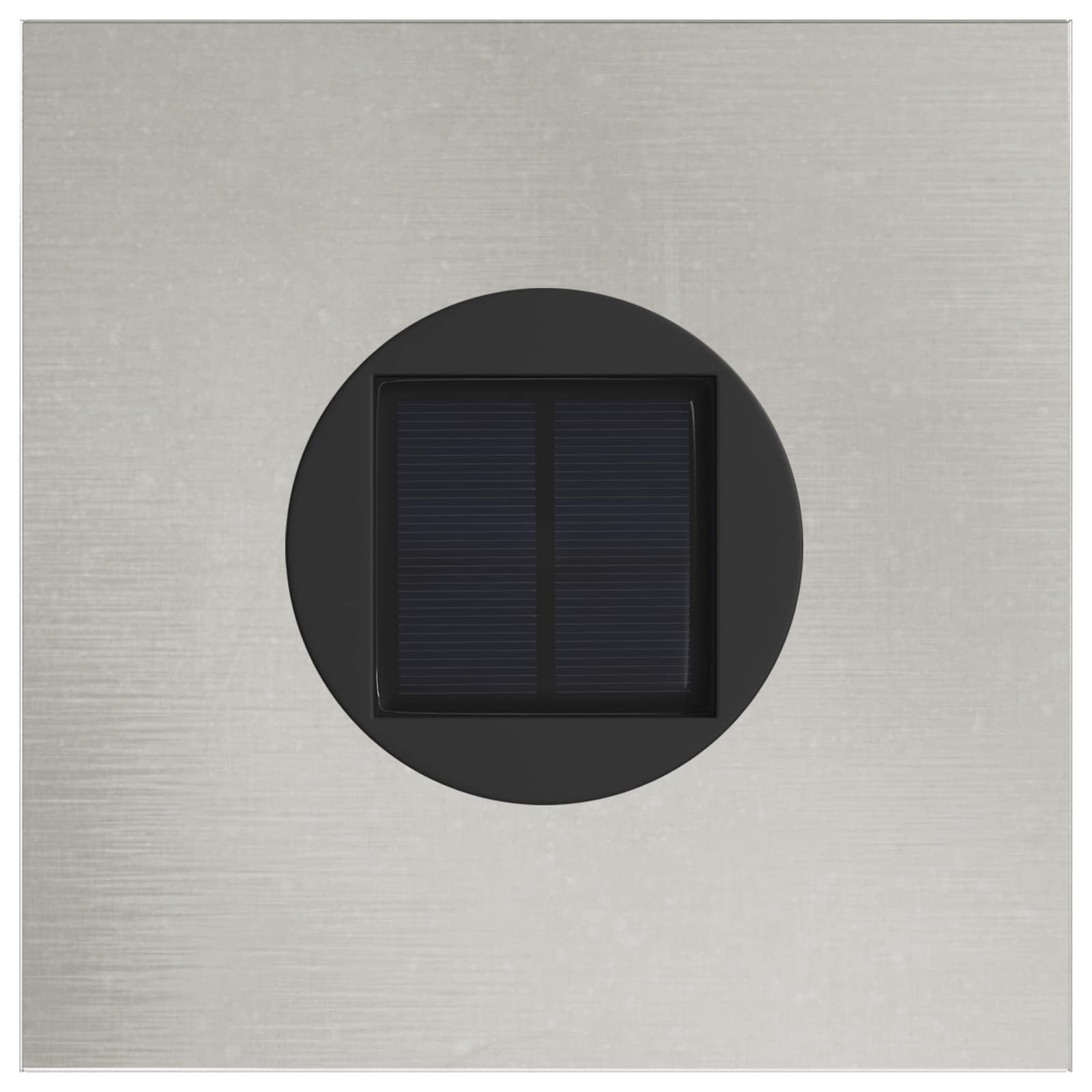 Solar LED Pad Licht 2 st Warmwit 18 x 18 x 80 cm