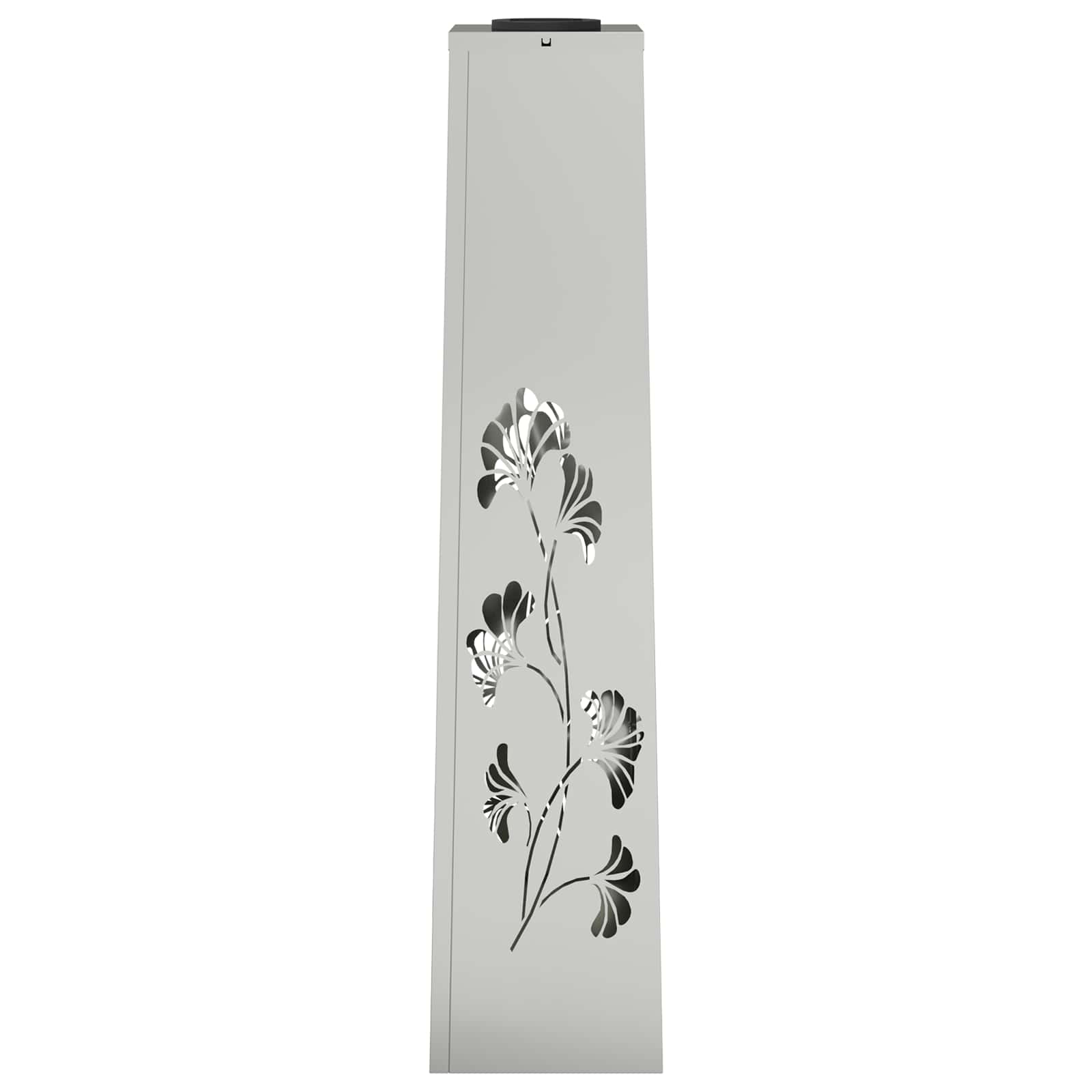 Solar LED Pad Licht 2 st Warmwit 18 x 18 x 80 cm